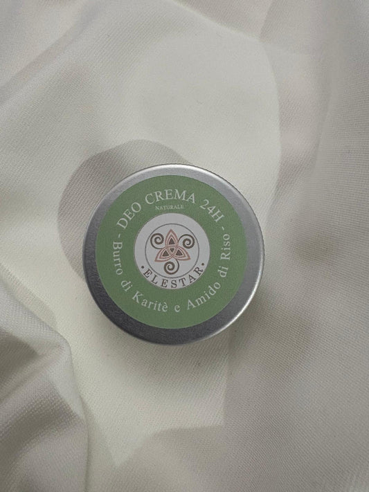 DEO CREMA 24H - Burro di Karitè e Amido di Riso - 30ml